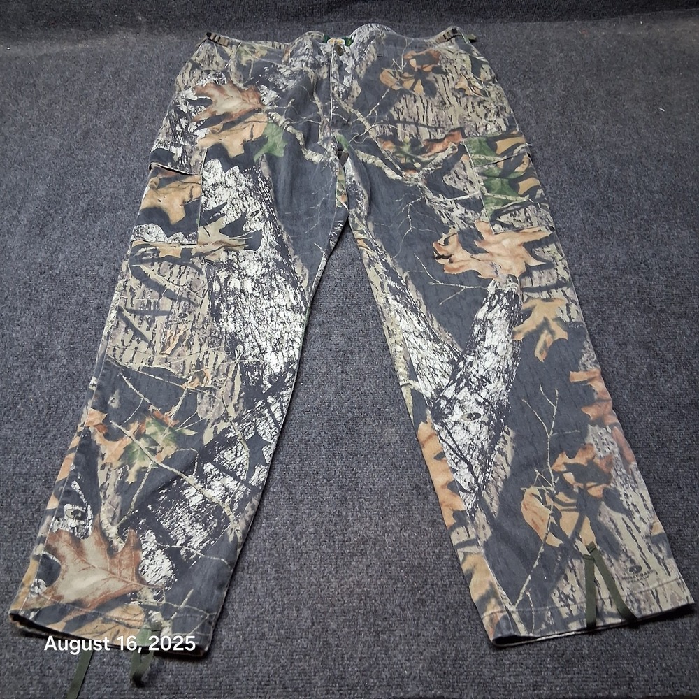 Cabelas‎ Scentlok Mossy Oak Break Up Camo Cargo Hunting Pants Size 42 Reg